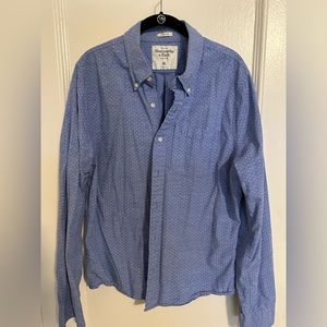 Men’s Abercrombie & Fitch Poplin Button Down Shirt - XL (More Like L)